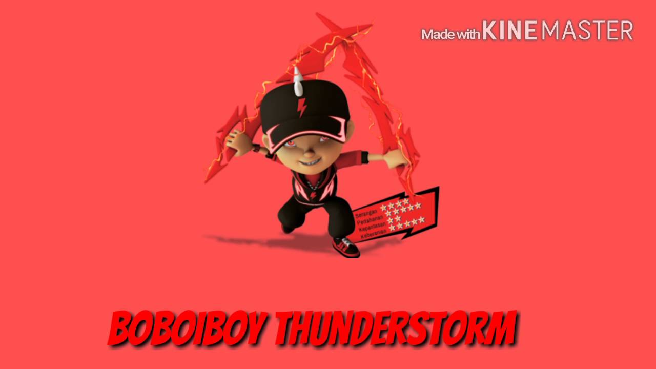 Boboiboy Thunderstorm Theme Youtube