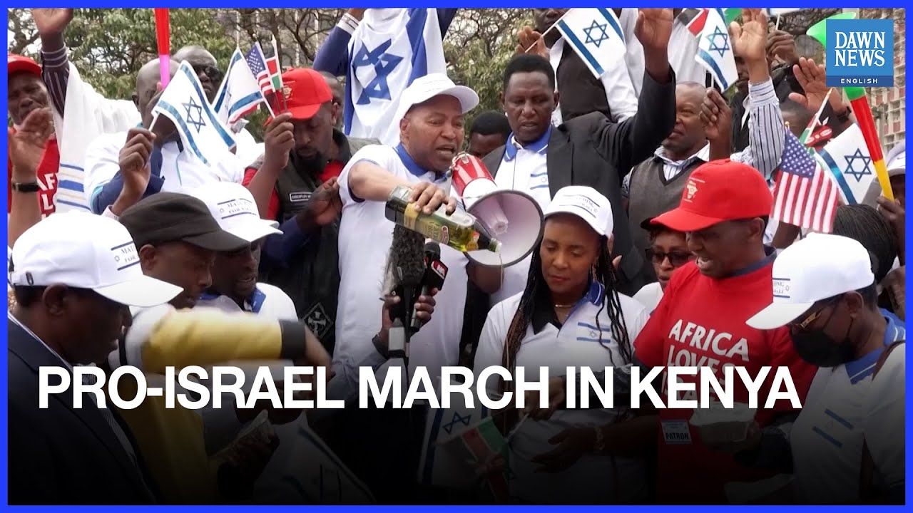 Kenya Protesters Hold Pro‑Israel March to Commemorate October 7 Attacks | Dawn News English