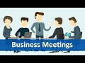 Common Expressions #6 (Business Meetings) | English Listening & Speaking Practice