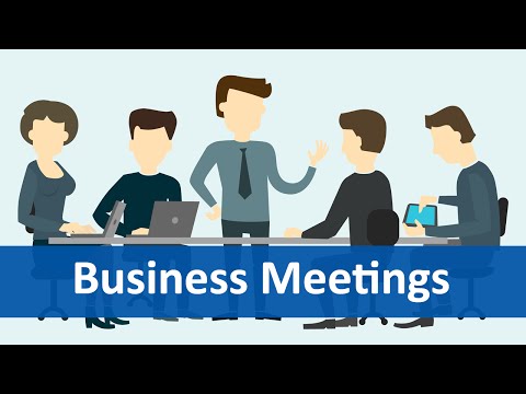 Common Expressions #6 (Business Meetings) | English Listening & Speaking Practice