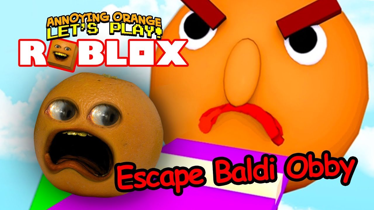Roblox Escape Baldi Obby Annoying Orange Plays Youtube - roblox obbys season 4 annoying orange gaming