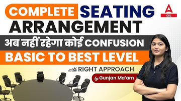 SSC CGL 2023 Reasoning | Complete Seating Arrangement Marathon | Reasoning by Gunjan Ma