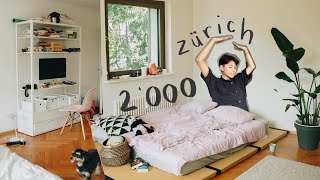 A tour of our Apartment //$2400 in Zürich Switzerland