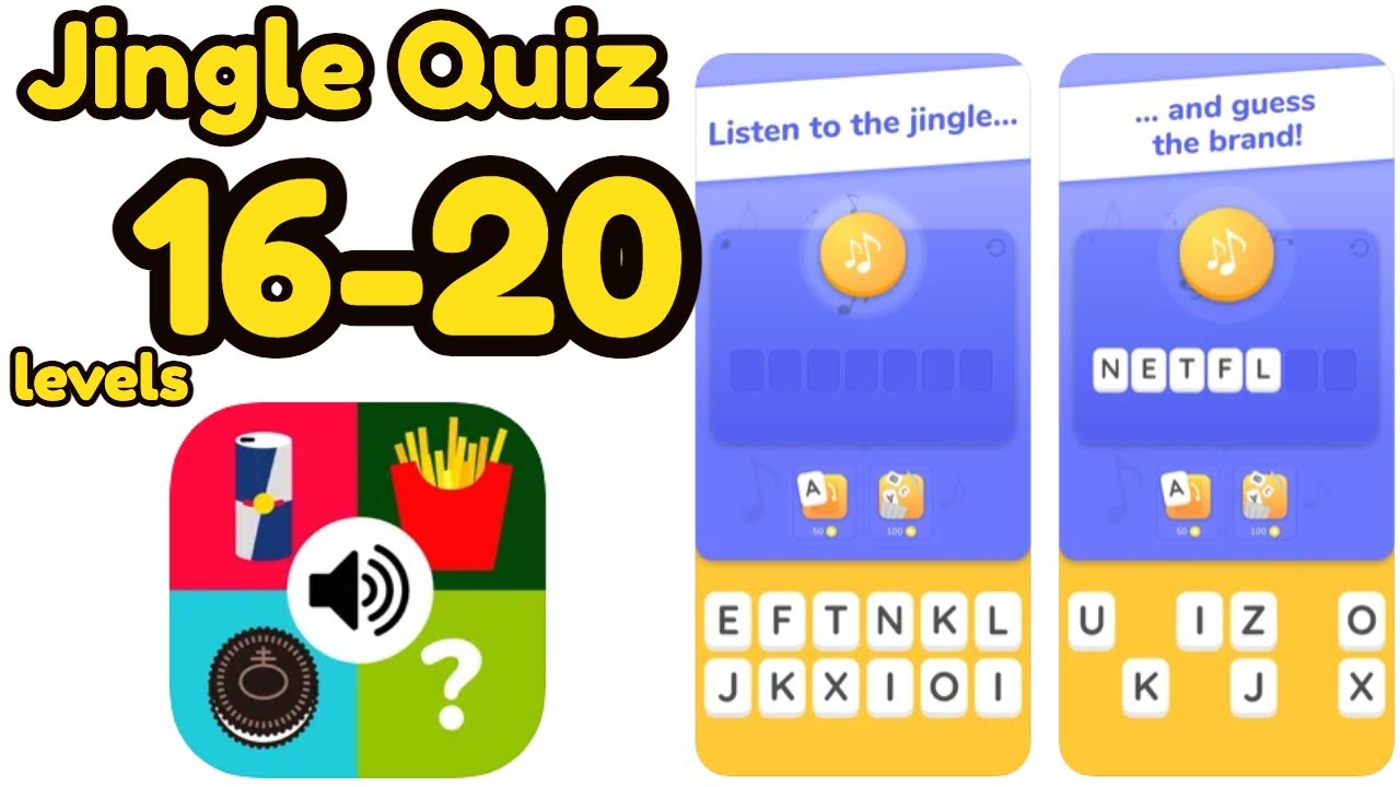 Jingle Quiz Level 16 17 18 19 Youtube
