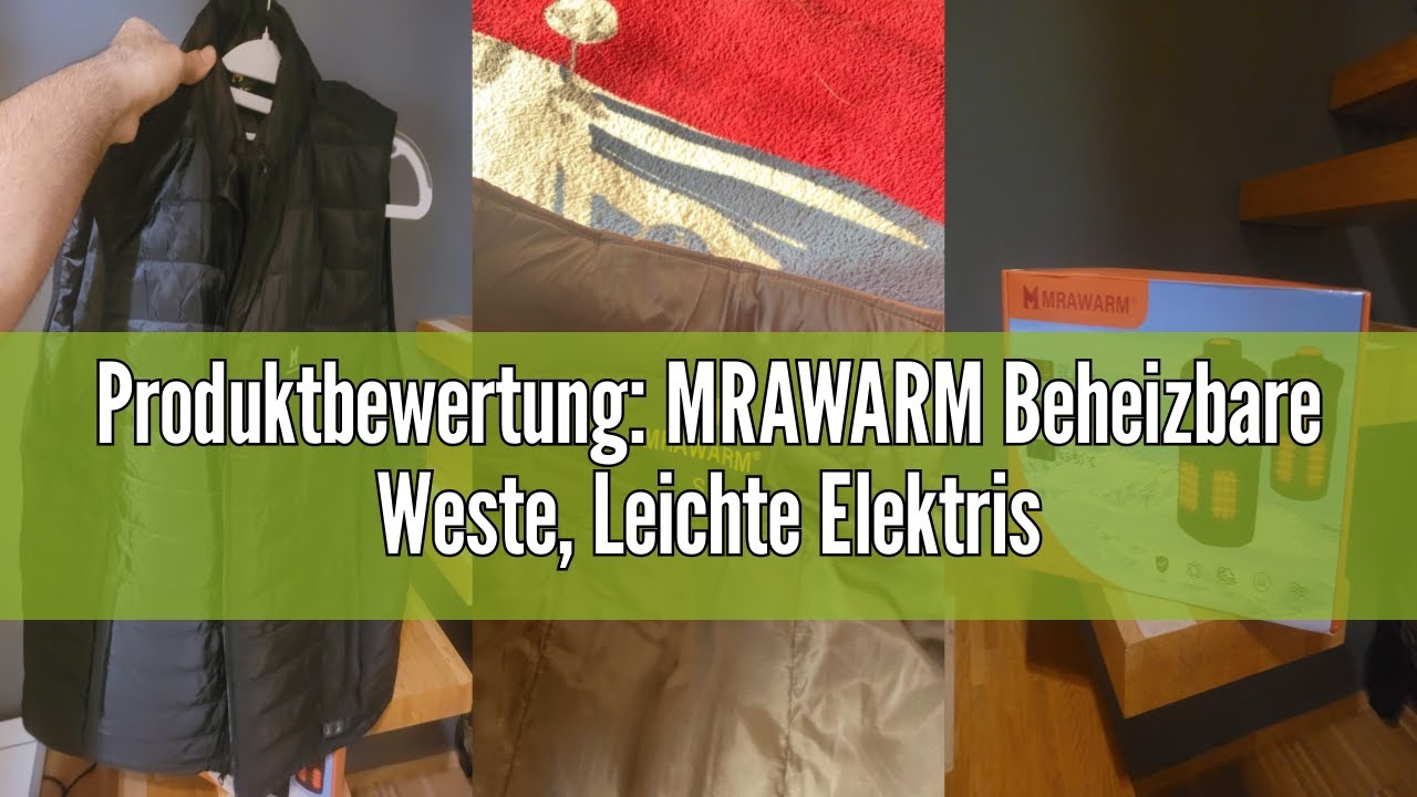 Beheizbare Weste Mit 6 Heizzonen - Perfekt Für Winter Outdoor