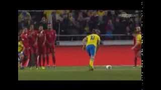 Zlatan Ibrahimovic Amazing Freekick Goal ~ Sweden vs Portugal 2 1 HD screenshot 5