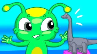 Groovy le Martien voyage au Jurassique pour aider les dinosaures!