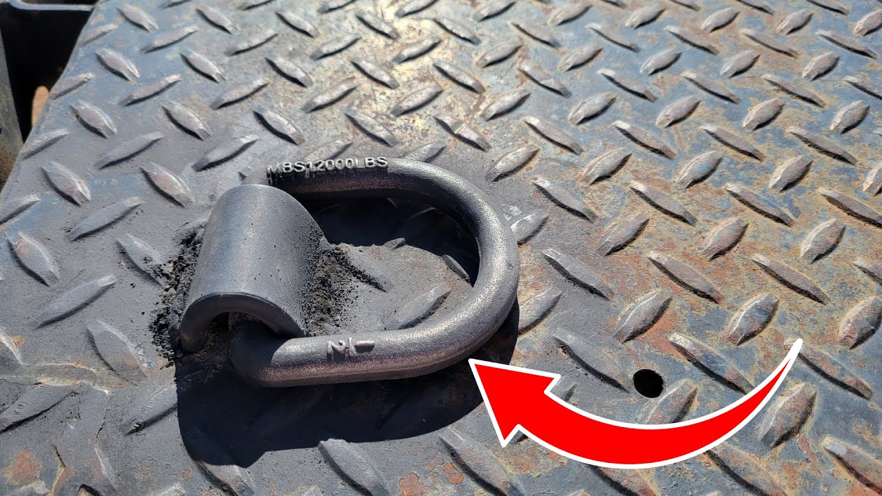 How to Install D-Rings on your Trailer or Flatbed | Product Review ...