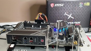 MSI B550 TomaHawk Flashing the BIOS no CPU