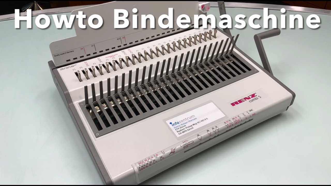 Howto Bindemaschine