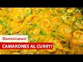 Como hacer CAMARONES al CURRY 🍤🍤🥘🥥 [FACILISIMO] | Cocina Dominicana 🇩🇴