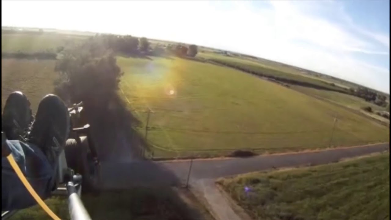 Land my airplane in a friend's yard!