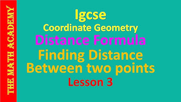 LESSON 3/Unlocking the Mystery: Distance Formula in Coordinate Geometry