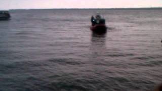 Drunk Man in water in Charleston,SC