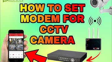 HOW TO SETUP COFE MODEM FOR CCTV