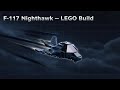LEGO F-117 Nighthawk — Full Build Timelapse + Parts List