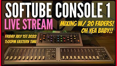 Softube Console 1 | Mixing Demo LIVe Stream