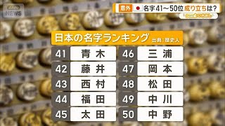 名字ルーツ＆ナゾ追跡41～50位「青木」「藤井」「西村」由来は？【グッド！いちおし】【グッド！モーニング】(2026年6月1日)