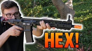 Classic Army Nemesis HEX Review & Shooting Test! Chrono/Accuracy/Damage Test!