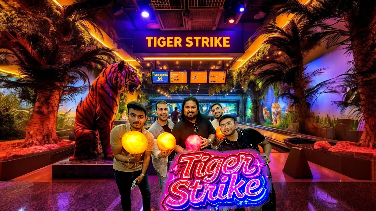 Vlog 2: Tiger Strike DXB | Team Bonding or Full-On Battle? Cricket & Bowling  ! 🏏🎳|@Amrithrajvlogs 