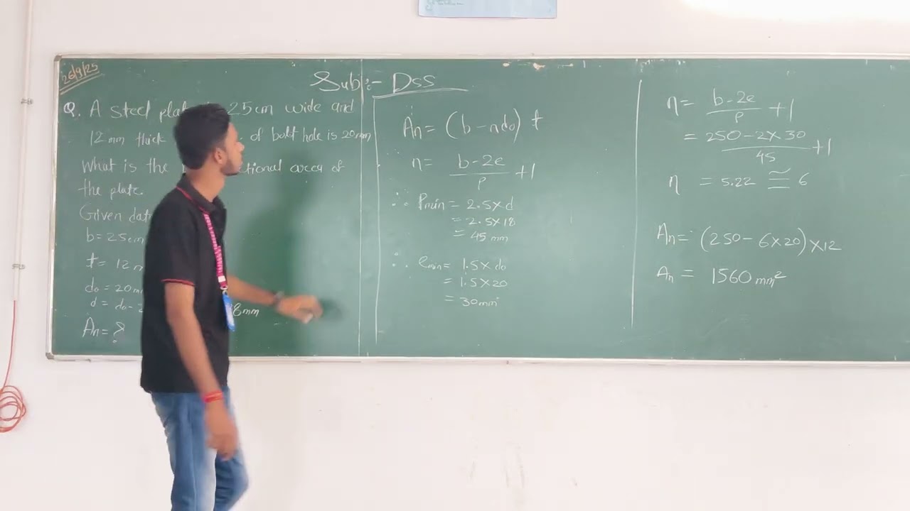 Net Sectional Area| Design of Steel Structures | IS 800:2007 Explained by Abhishek Mohjare
