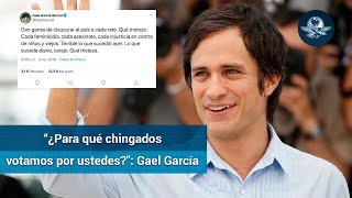 Gael García cuestiona a AMLO: \\