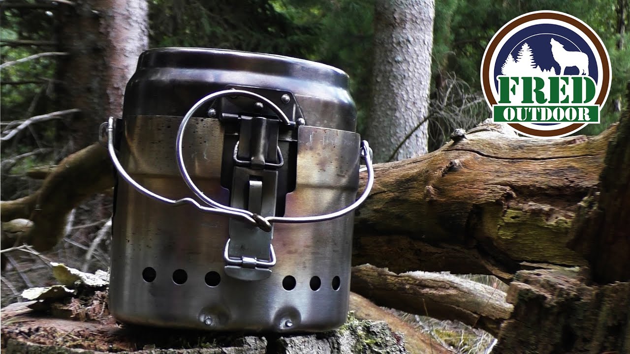Hike And Cooking In The Woods | Pathfinder Swedish Messkit PFM40 🫕 (subtitles.🇬🇧)