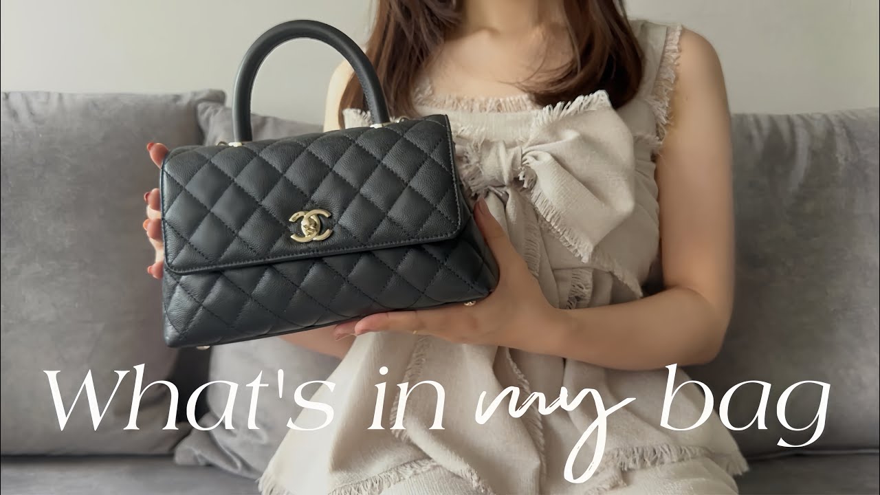 【What’s in my bag?👜】2025年夏のバッグの中身🌞🌴ココハンドルの容量も紹介します！