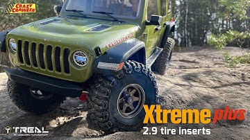 Crazy Crawler 2.9 Xtreme plus tire inserts for SCX6