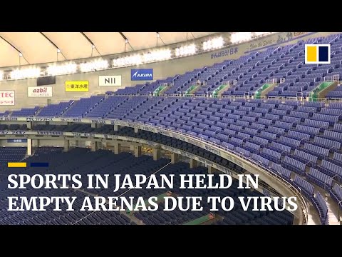 Empty sports stadiums in Japan amid coronavirus outbreak lead to concerns for Olympics