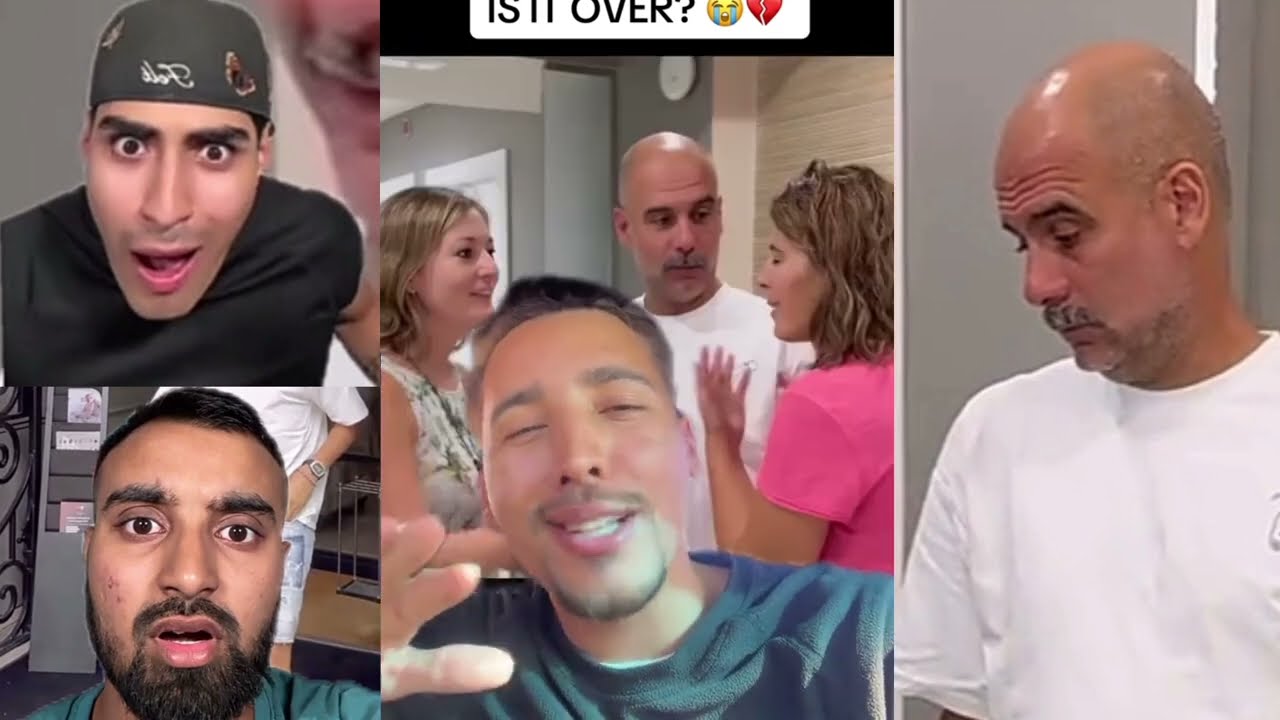 What Is That On Pep Guardiloa's Face? The Man Ciry Manager Has A New Look! 💔🥸 😂...