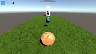 유니티 기초를 담은 공 컨트롤 게임 screenshot 2