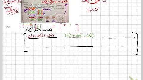 PC 7.5 Operations with Matrices