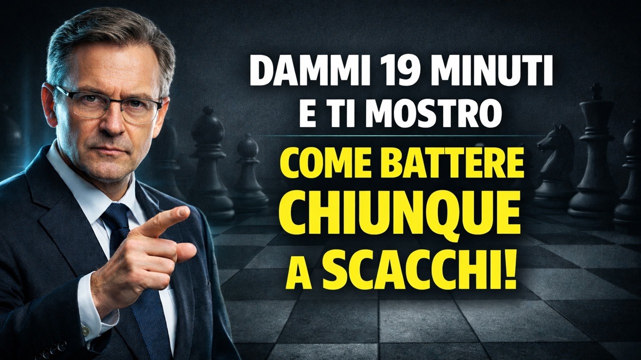 Dammi 19 minuti e ti mostro come battere CHIUNQUE a scacchi!
