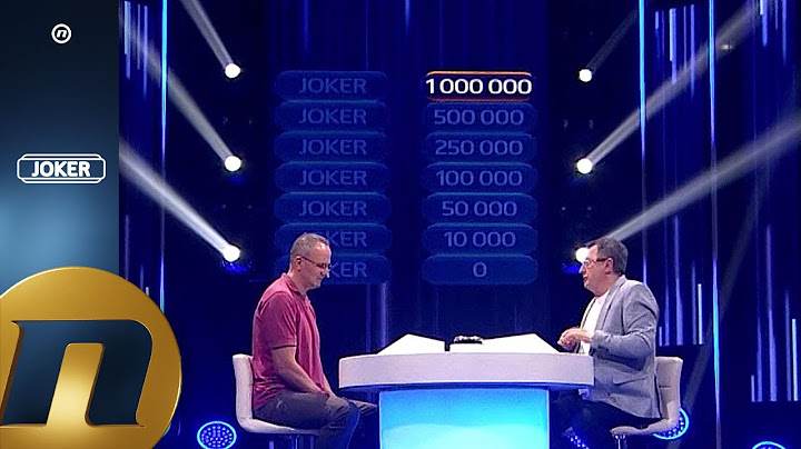 Pitanje za 1 000 000 dinara