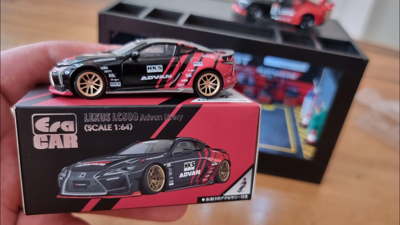 ERACAR レクサス エラカー EraCar 1/64 レクサス lexus LC500 イエロー 黄色
