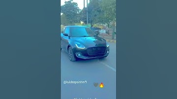 😍Black Swift🤩 #suzuki #swift #modified #shorts #reels #subscribe #black #youtube #ytshorts