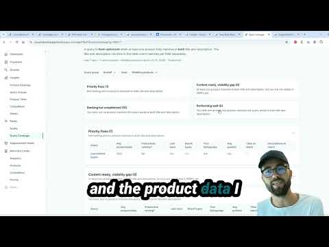 Watch the Productrise organic shopping optimization walkthrough