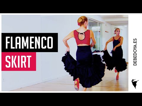 Profesional Flamenco Skirt modell Carmensol tulipan - Flamencodesign Sevilla