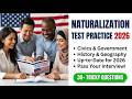2026 US Citizenship Naturalization Test Practice: All 128 Official Questions Answered