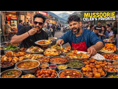Tried CELEBRITIES' Favorite Indian Street Food In Mussoorie 🇮🇳 Desi Ghee Bun Tikki Lovely Omelette