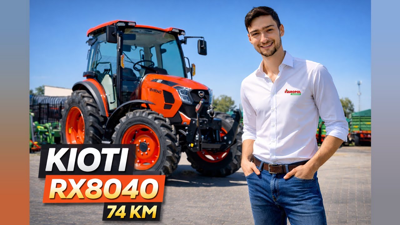 KIOTI RX8040 idealny następca URSUSA C-360 - prezentacja