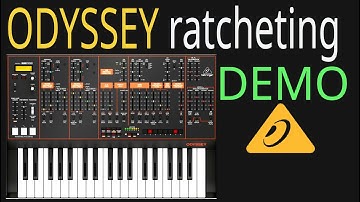 Behringer Odyssey Ratcheting Tutorial | recording & saving a sequence