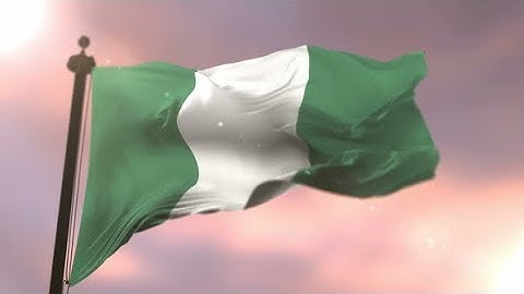 Flag of Nigeria at Sunset | Motion Graphics - Videohive template
