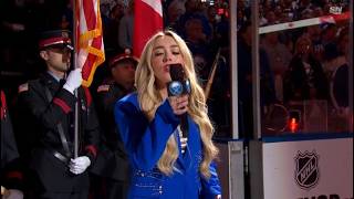 Hockey Fans in Buffalo sing "O Canada" When Anthem Singer's Mic Fails