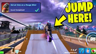 Get air time on a Rouge Bike - Fortnite Quest
