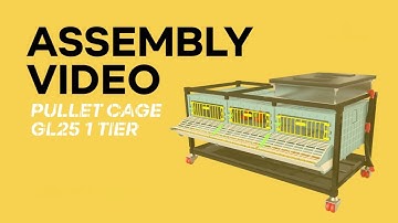 Assembly Guide (3D): Grow Out Pen - 1 Layer H:9.5" | Hatching Time, Cimuka