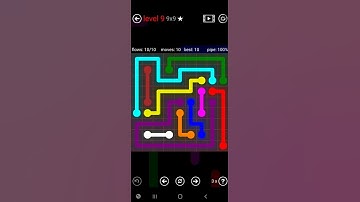 How To Solve Flow Free 9x9 Mania Level 9 Hard Board Walk Through Solution Walkthrough