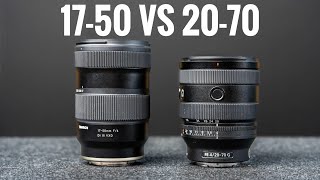 Tamron 17-50 vs Sony 20-70 Lens Comparison Showdown