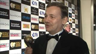Richard Suter, general manager, Sheraton Incheon Hotel, South Korea, at World Travel Awards